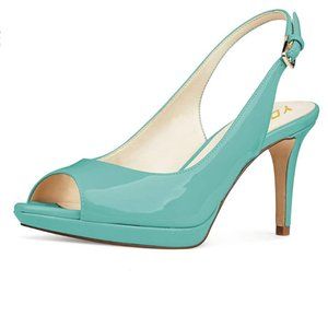 turquoise shoes wedding